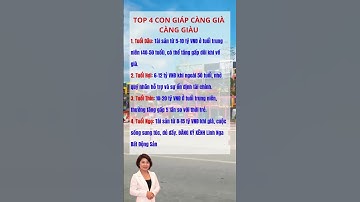 TOP 4 Con Giáp Càng Lớn Tuổi Càng Giàu Sang Phú Quý – Bạn Có Thuộc Nhóm Này?