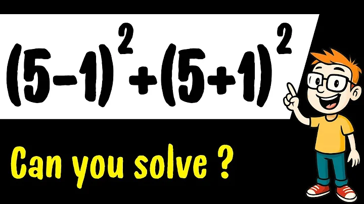 Quick Math Solution: (5-1)²+(5+1)² | PEMDAS Practice