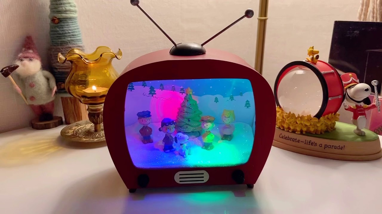 Peanuts TV christmas music box ornament_rare(피너츠 뮤직박스 오너먼트) YouTube