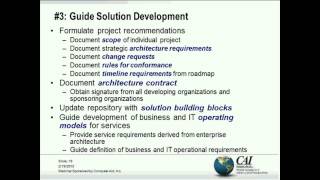 Integrating enterprise architecture with solution delivery
