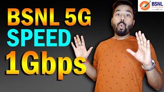 Bsnl 5G Socking Speed 1GBps !! Bsnl 5g testing news | Bsnl 4g / 5g latest update news #bsnl