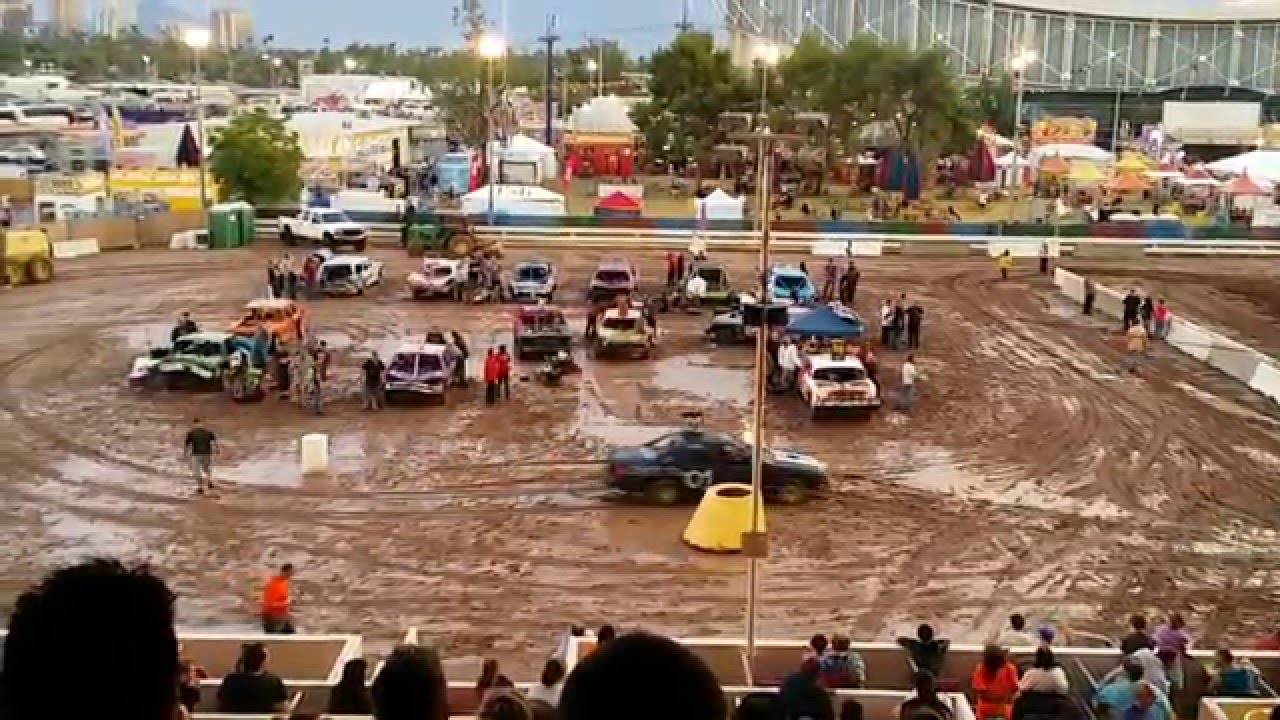Arizona State Fair 2015 Demolition Derby FULL EVENT VIDEO (Phoenix