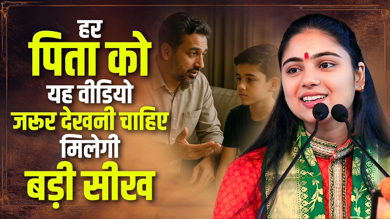 हर पिता को यह वीडियो जरूर देखनी चाहिए मिलेगी बड़ी सीख || Pujya Aradhna Devi Ji Ki Special Katha