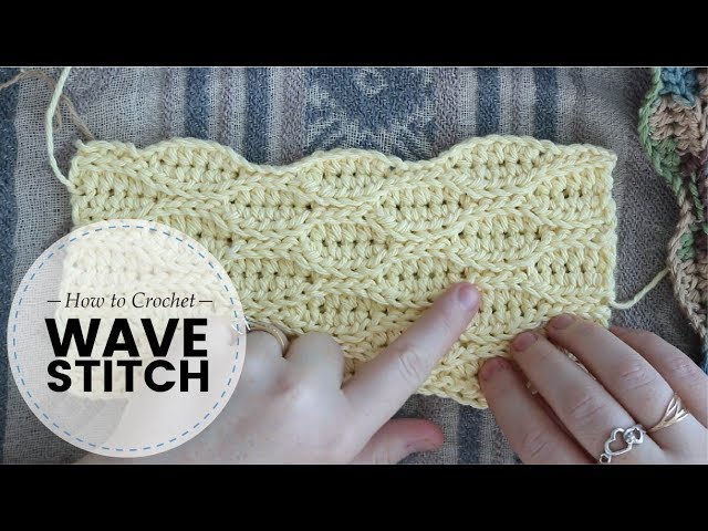 Crochet Wave Stitch - YouTube