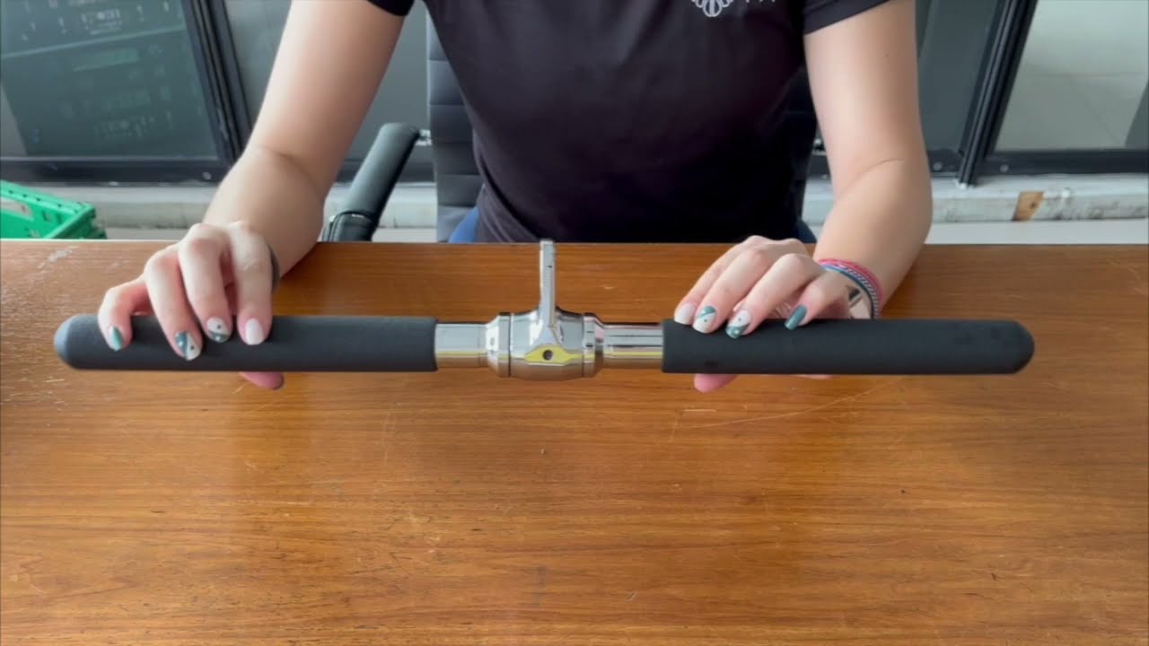 Puxador Triceps Reto Barra Pulley Musculação Giro Odin Fit YouTube