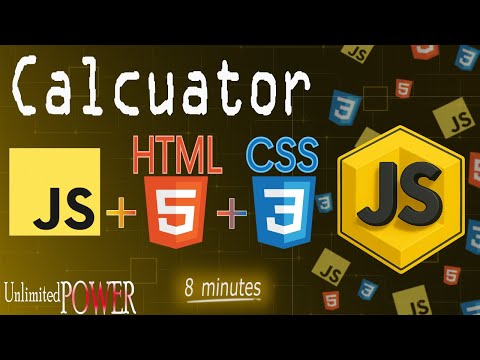 HTML + CSS + JS. 8 Minutes. One Calculator. Unlimited Power.