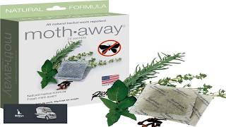 Richards Homewares Moth Away Sachets 24 Pack Natural Herbal Moth Repellent Non Toxic
