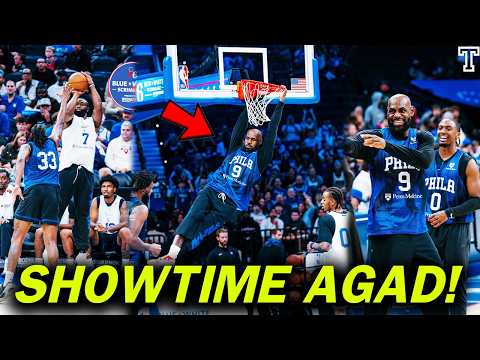 "SHOWTIME AGAD SI LEBRON JAMES SA 76ERS!" Paanorin natin ang fullgame ng naging open practice! 🔥💪😮