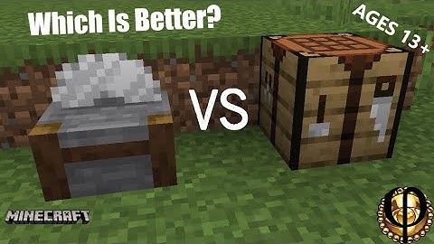Which is Better? Stonecutter Vs Crafting Table - Minecraft
