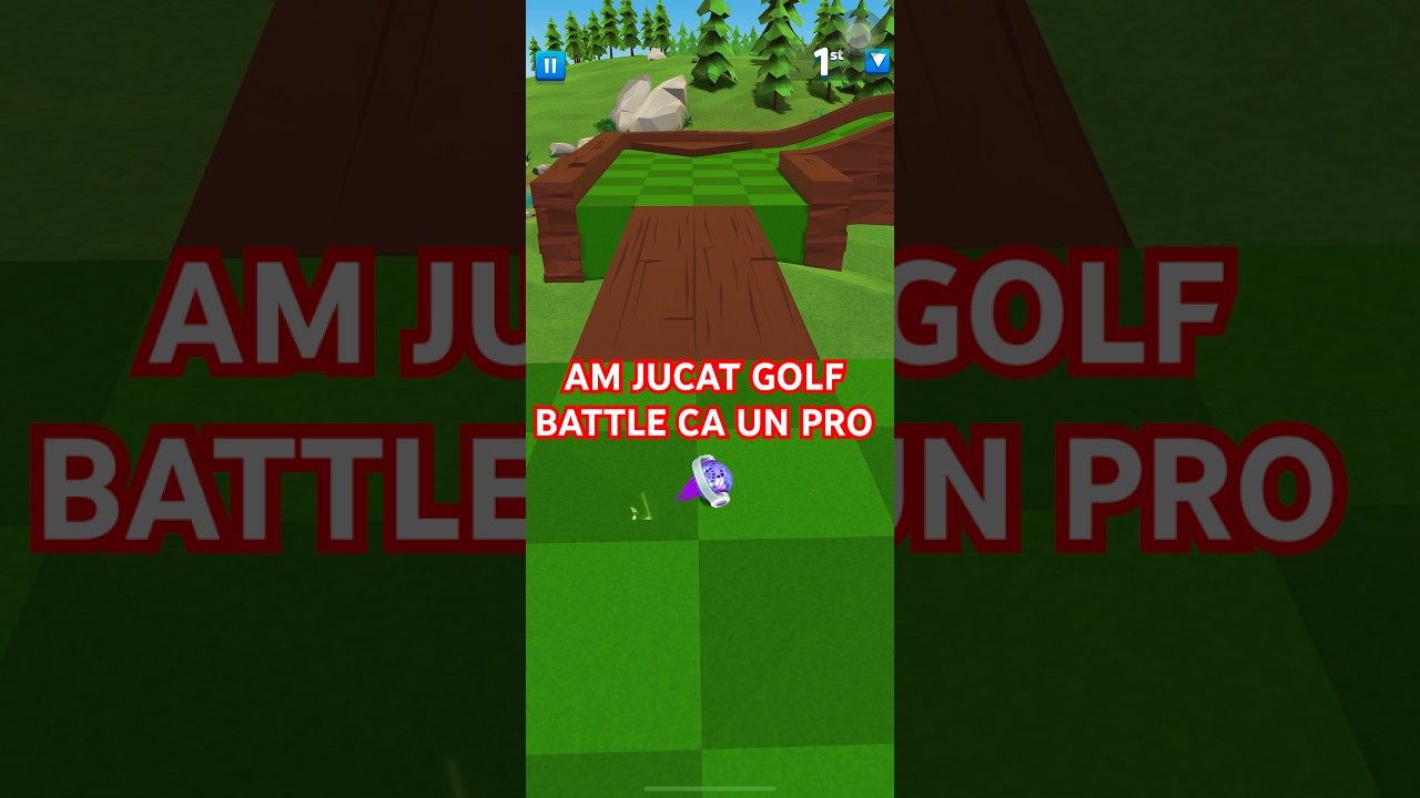 AM JUCAT GOLF BATTLE CA UN PRO ⛳️⛳️