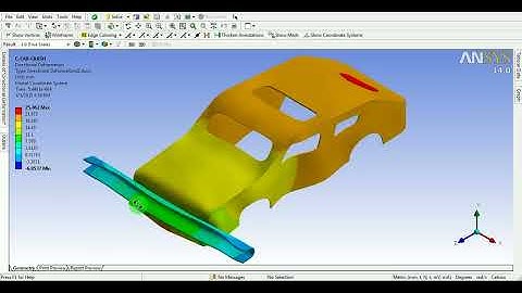 ANSYS Explicit Dynamic Tutorial Video | ANSYS Workbench Crash Test | GRS |
