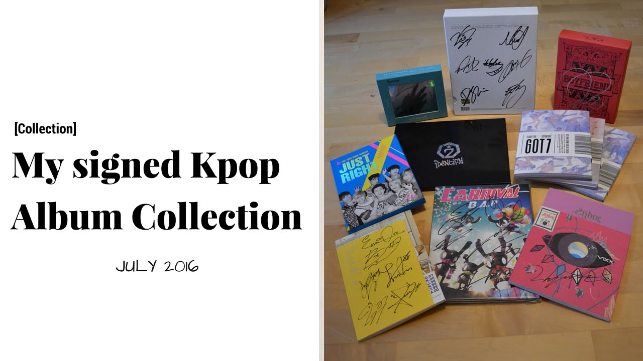 b.a.p members My Signed Kpop Album Collection July 2016