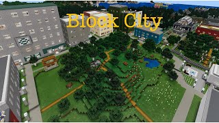 Overview of Downtown Block Town on Minecraft in Creative screenshot 1