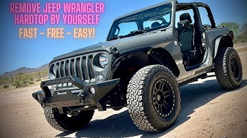 How to Remove Jeep Wrangler Hard Top By Yourself. Take Off Hardtop Alone The Easy Way