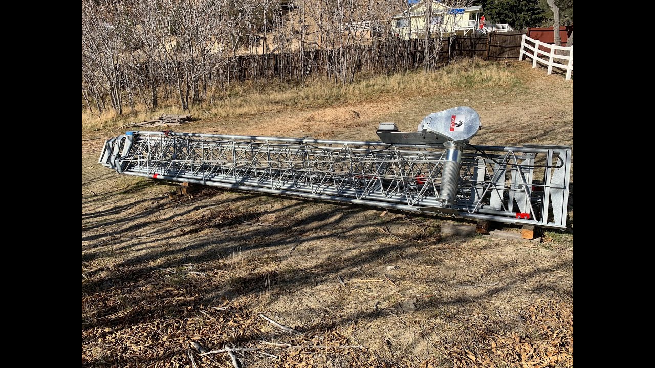 Tashjian DX70 crank up tower preinstall show and tell - KJ7E