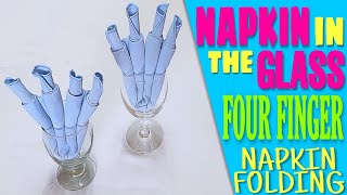 Four Finger Napkin Folding