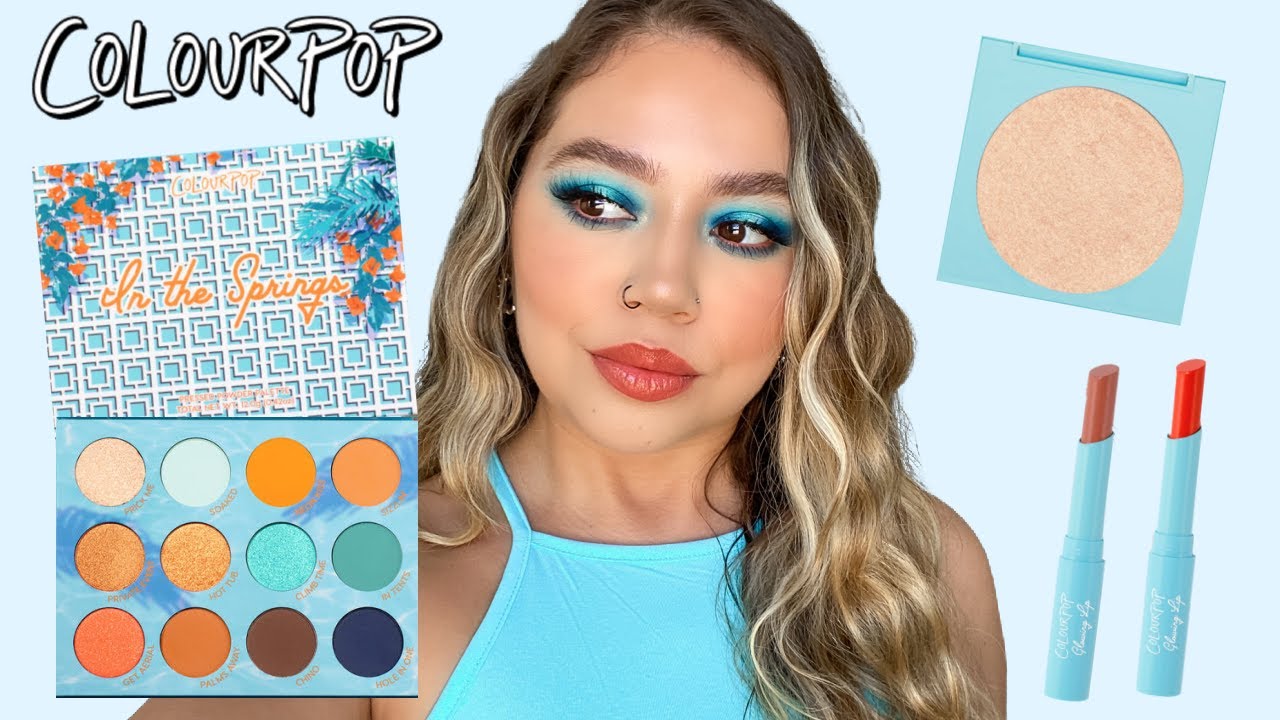 COLOURPOP IN THE SPRINGS COLLECTION | SWATCHES, REVIEW + TUTORIAL | Makeupbytreenz