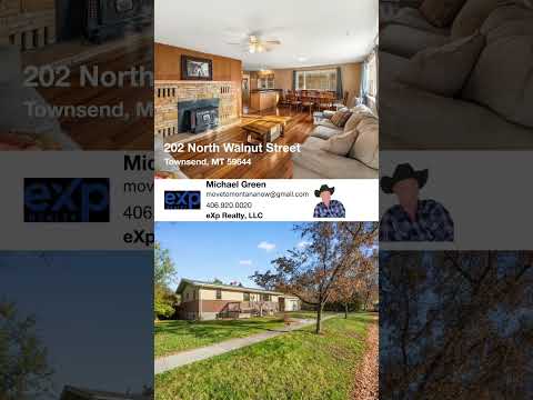202 North Walnut Street, Townsend, MT home video tour