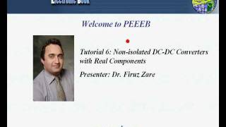 PEEEB.- TUTORIAL 6.- NON-ISOLATED DC-DC CONVERTERS WITH REAL COMPONENTS