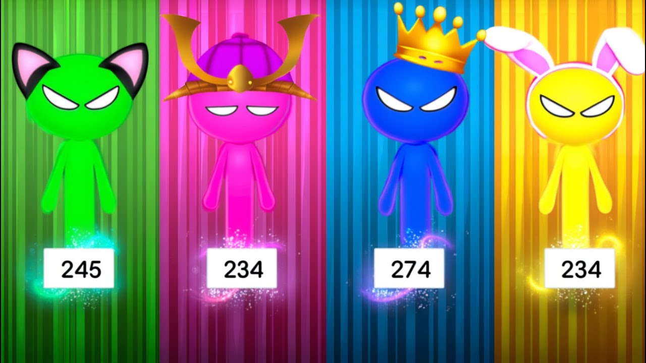 Stickman Party - Tournament Mode 1234 Player Random | Gameplay Walkthrough Part 124 MiniGames Update