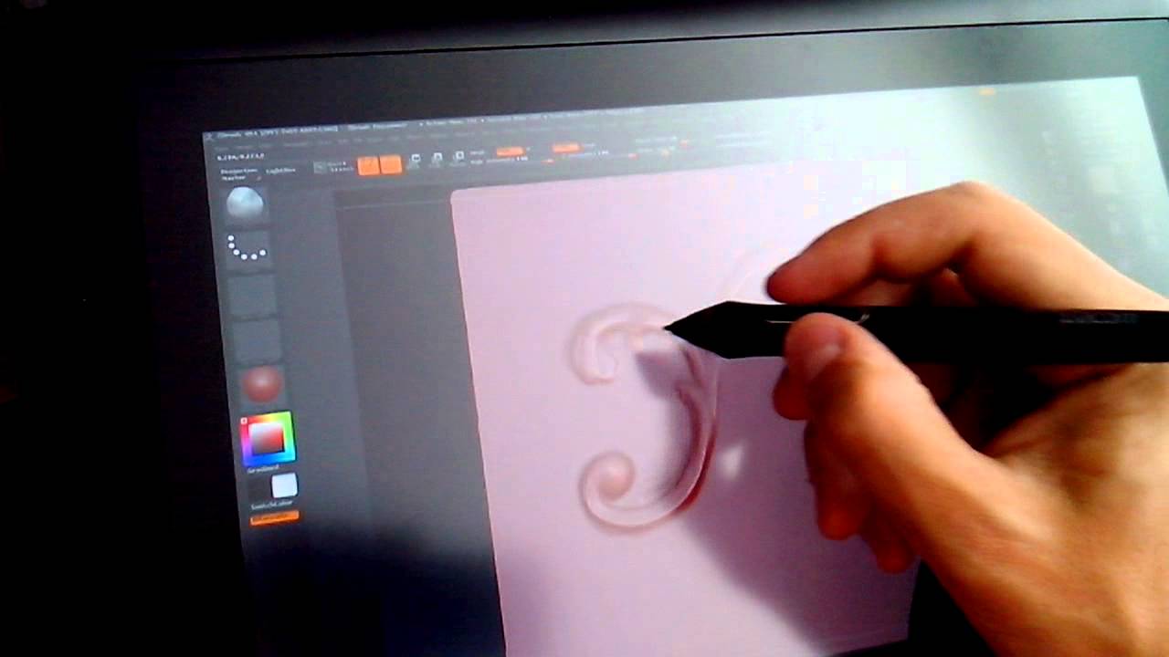 cintiq 13HD zbrush YouTube