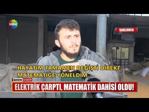 Elektrik çarptı, matematik dahisi oldu!