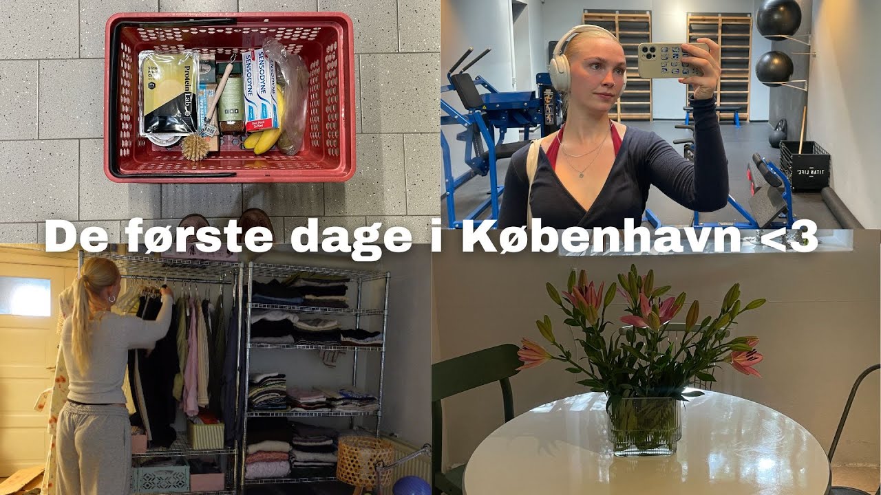 De første dage i kbh - indretter mit nye hjem og forsøger at skabe rutine