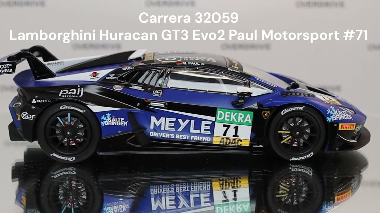 Carrera Digital 132 Lamborghini Huracan GT3 Evo2 Paul Motorsport #71 32059