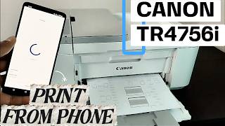 How To Print from Android Phone to Canon Pixma TR4756i |  Android Printing Guide screenshot 2