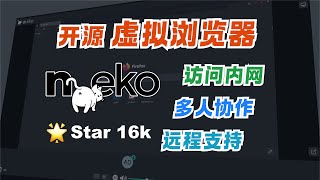16k 星开源神器！公网直接访问内网网页，Neko 虚拟浏览器多人协作、远程协助