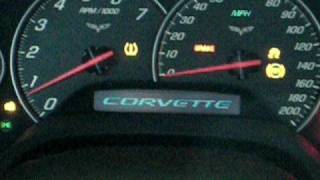 2007 C6 - Starting Car - Custom Text