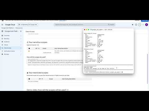 Google Ads API OAuth Demo