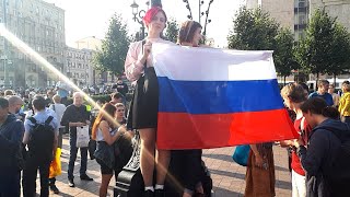 Против политических репрессий 31 августа 2019 на Пушкинской площади. ЧАСТЬ 3