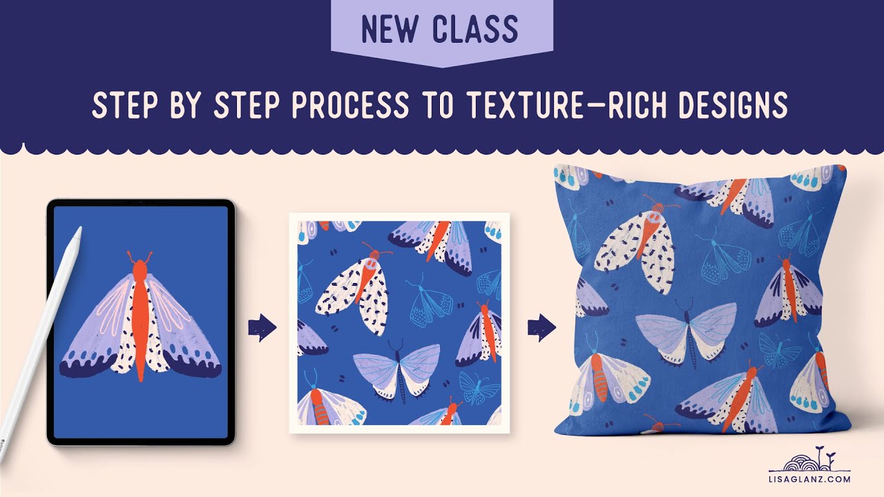 How to elevate your surface pattern designs with a Procreate to Adobe ...