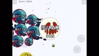 Agar.io mobile-Team play server takeover 4
