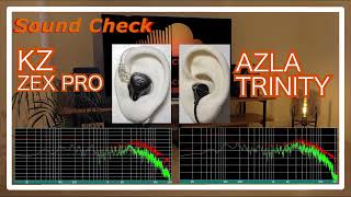 KZ ZEX Pro vs AZLA TRINITY [ChineseIEMs Sound Comparison 中華イヤホン音比較]