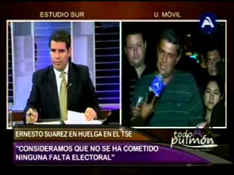 ERNESTO SUAREZ EN HUELGA EN EL TSE upload image