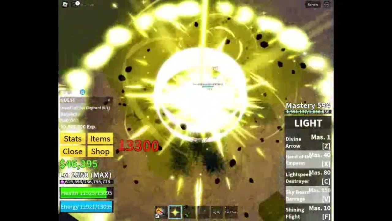 Light, DeathStep, SG And Pole V2 Combo