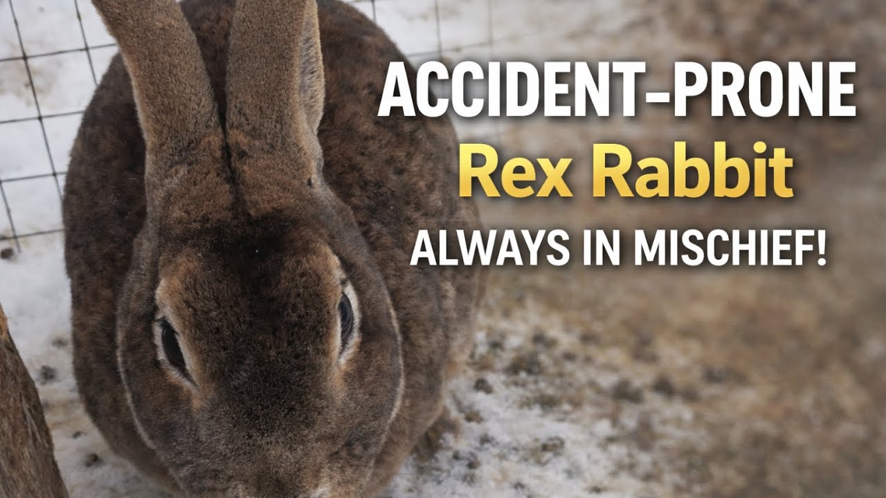 Falcon the Rex Rabbit: Accident-Prone, Resilient, and Always Up to ...