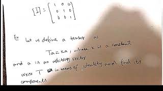 Identity and Orthogonal Tensors