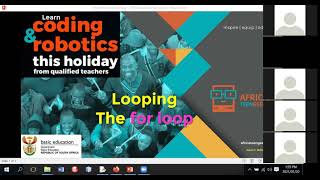 Grade 8 Coding | Lesson 13 | Looping The for loop Part three