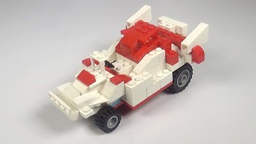 Lego Race Car (004) Building Instructions - LEGO Classic How To Build - DIY