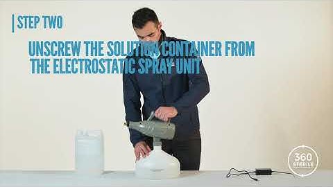 Electrostatic Sprayer Handheld System | 360 STERILE Model S10