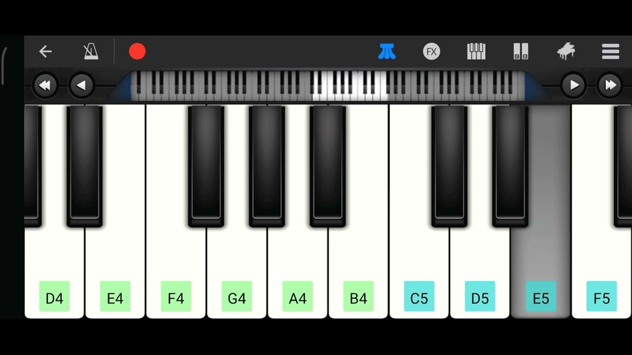 ( Piano perfect ) Piano Perfect Music ( Kuch Kuch HOTA hai )
