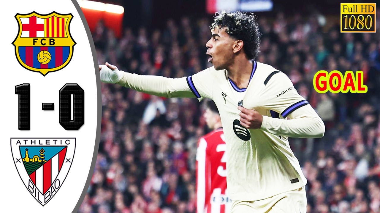 Barcelona vs Athletic Bilbao 1-0 Highlights & All Goals 2026 🔥 Lamine Yamal Goal