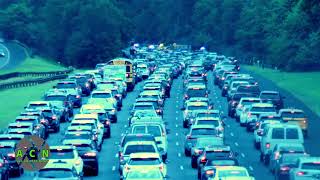 Car Split into Pieces in Crash on the Garden State Parkway North near Lake Avenue in Colonia