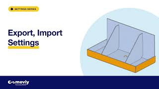 Import & Export Settings | meviy Setting Series