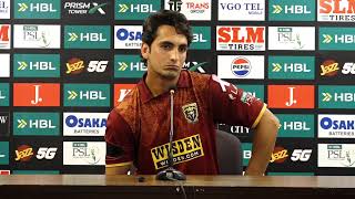 Hunain Shah Press Conference  Hyderabad Kingsmen Vs Rawalpindiz  Match 24  Psl 11  Mzb1k