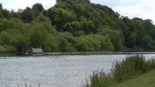 Narrowboat on River 1