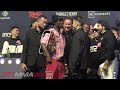 Oscar De La Hoya STUNNED by Fighters Heated Exchange